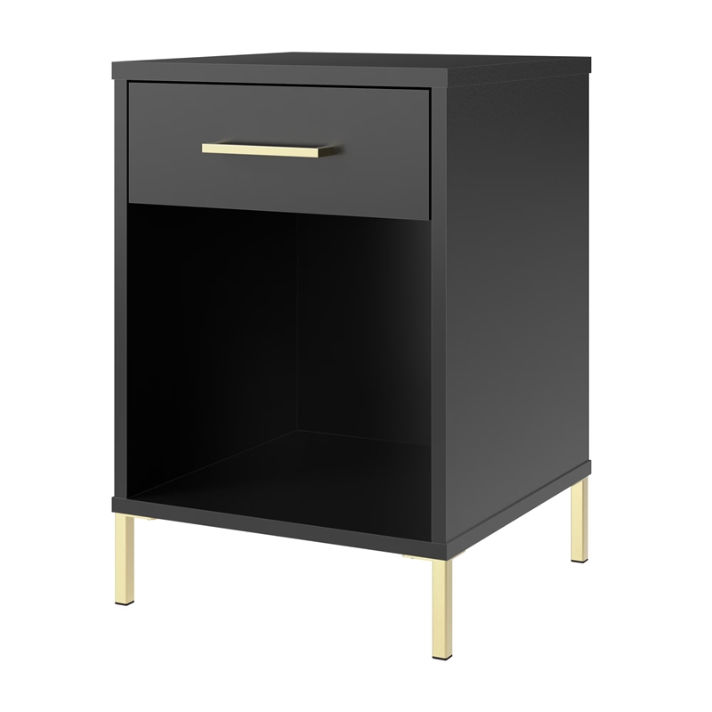 Bush Home Essence End Table in Black Stipple