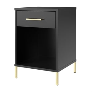 Bush Home Essence End Table in Black Stipple