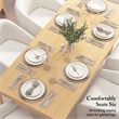 Bush Home Vera 70W Dining Table in Natural White Oak