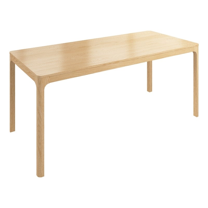 Bush Home Vera 70W Dining Table in Natural White Oak