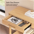 Bush Home Vera Console Table in Natural White Oak