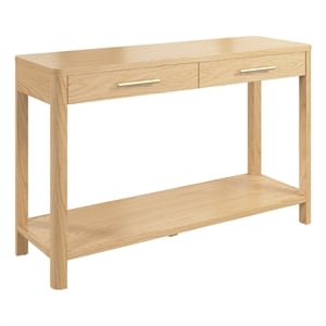 Bush Home Vera Console Table in Natural White Oak