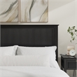 Bush Home Camille 65W Fluted Full / Queen Headboard in Onyx Birch