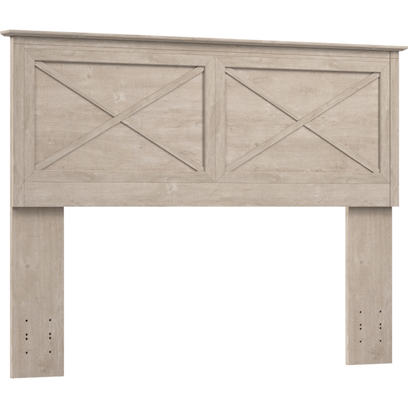 Bush Home Key West 65W Full / Queen Headboard in Washed Gray