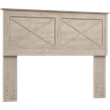 Bush Home Key West 65W Full / Queen Headboard in Washed Gray
