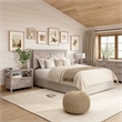 Bush Home Key West 65W Full / Queen Headboard in Washed Gray