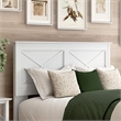 Bush Home Key West 65W Full / Queen Headboard in Pure White Oak