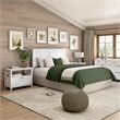 Bush Home Key West 65W Full / Queen Headboard in Pure White Oak