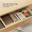 Bush Home Vera 54W Writing Desk in Natural White Oak