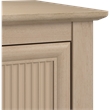 Bush Home Camille Fluted 3 Drawer Dresser in Natural Birch