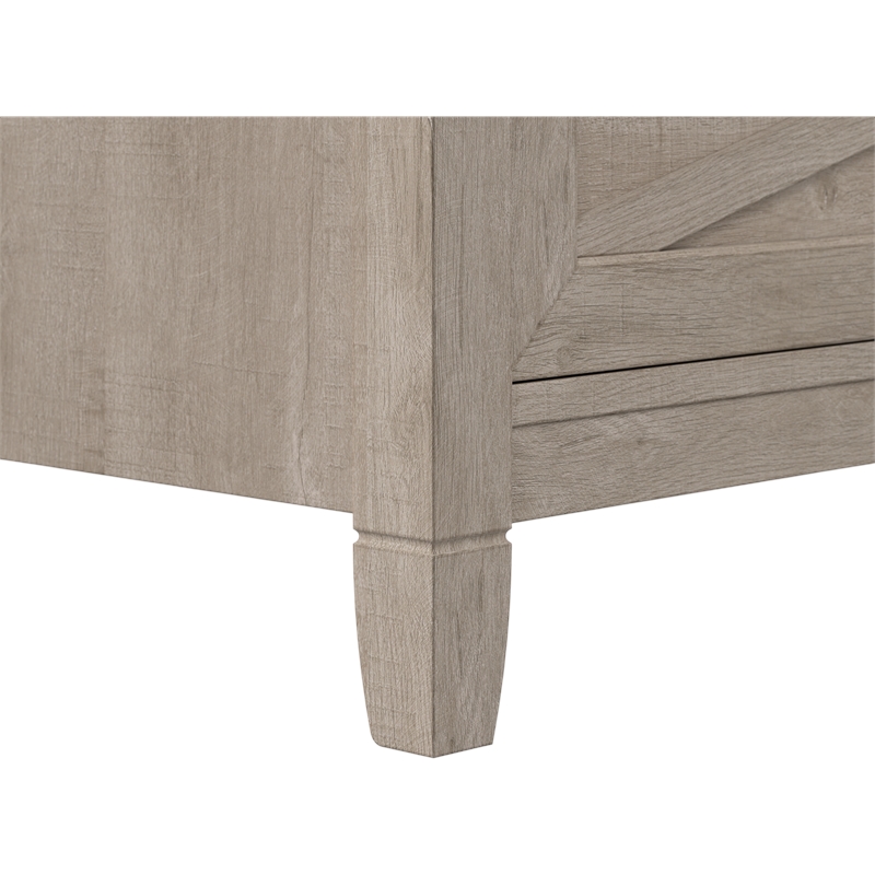 Bush Home Key West 6 Drawer Dresser in Washed Gray
