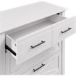 Bush Home Key West 4 Drawer Dresser in Pure White Oak