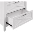 Bush Home Key West 4 Drawer Dresser in Pure White Oak