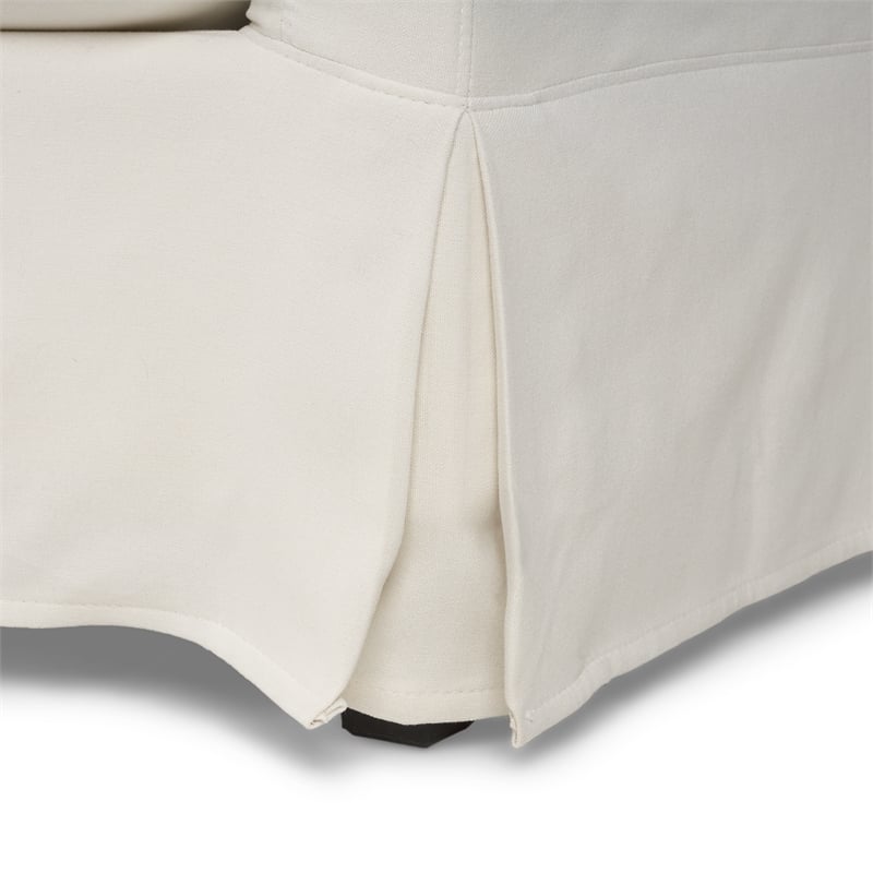 Bush Home Harper Slipcover for Bush Home Harper 80W Sofa in Ivory Fabric