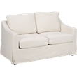 Bush Home Harper Slipcover for Bush Home Harper 57W Loveseat in Ivory Fabric