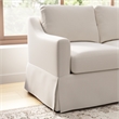 Bush Home Harper Slipcover for Bush Home Harper 57W Loveseat in Ivory Fabric
