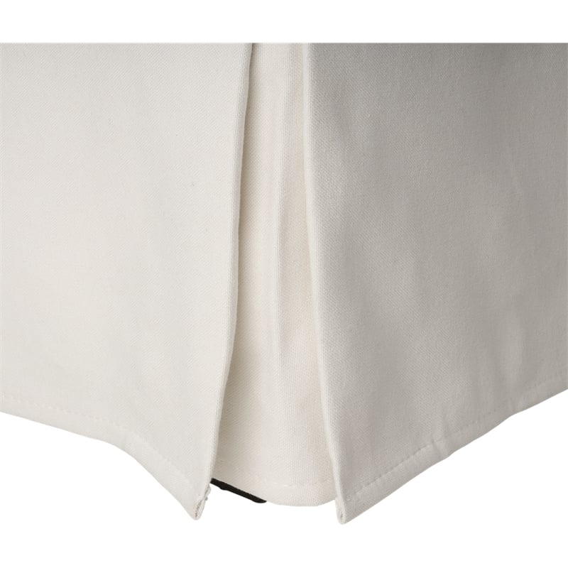 Bush Home Harper Slipcover for Bush Home Harper Storage Ottoman w/ Tray in Sand