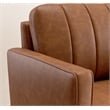 Bush Home Max 32W Accent Chair in Buffed Camel Vegan Leather