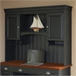 Fairview Hutch for Computer Desk in Antique Black - Engineered Wood