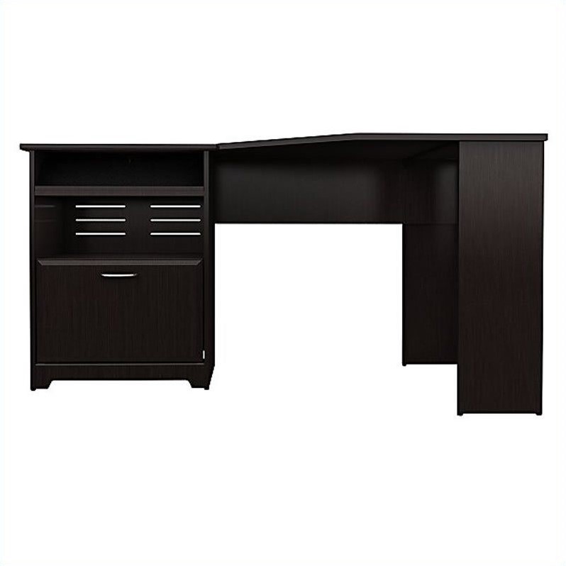 Bush Cabot Corner Computer Desk In Espresso Oak Wc31815 03 Bush Cabot Corner Computer Desk In Espresso Oak