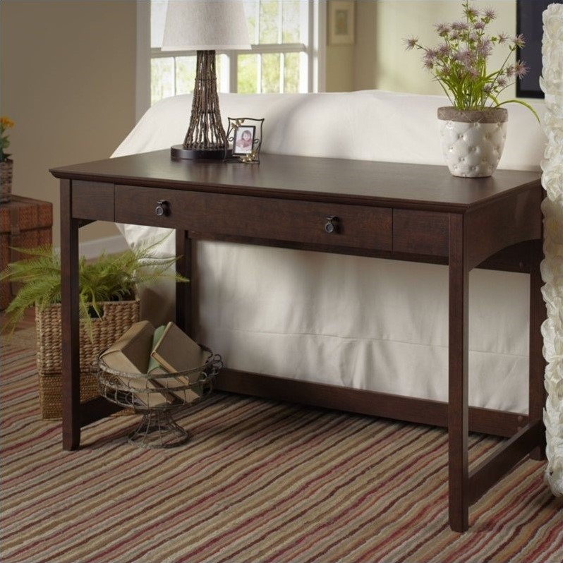 Bush Furniture Buena Vista Writing Desk With Drawer In Madison Bush Furniture Buena Vista Writing Desk With Drawer In Madison Cherry