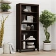 Somerset Tall 5 Shelf Bookcase in Mocha Cherry - Engineered Wood