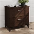 Somerset 2 Drawer Lateral File Cabinet in Mocha Cherry - Engineered Wood