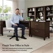 Somerset 2 Drawer Lateral File Cabinet in Mocha Cherry - Engineered Wood