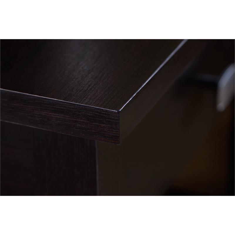 Bush Furniture Broadview Computer Desk Office Suite in Espresso Oak