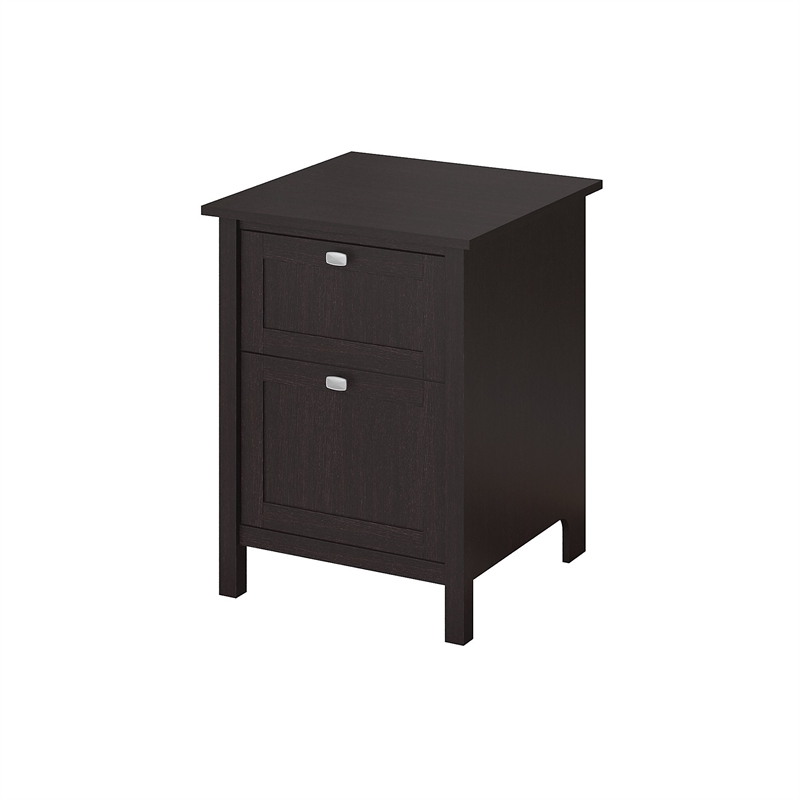 Home Office Cabinets Home Kitchen Bush Furniture Cabot 2 Drawer Lateral File Cabinet Espresso Oak