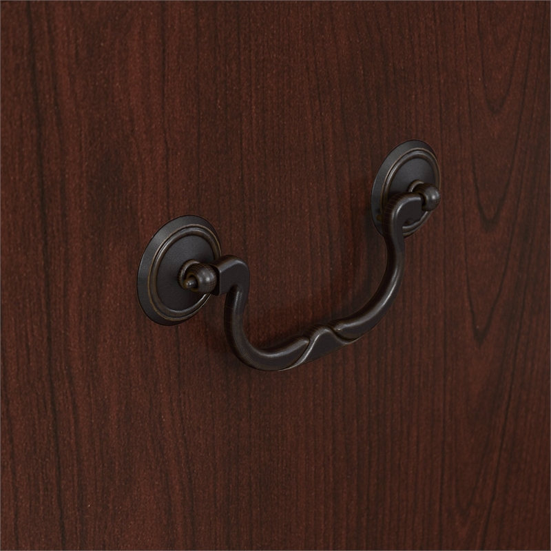 Bush Furniture Birmingham 60w Executive Desk In Harvest Cherry