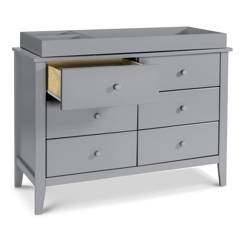 Carter's By DaVinci 6Drawer Double Dresser in Gray Cymax Business