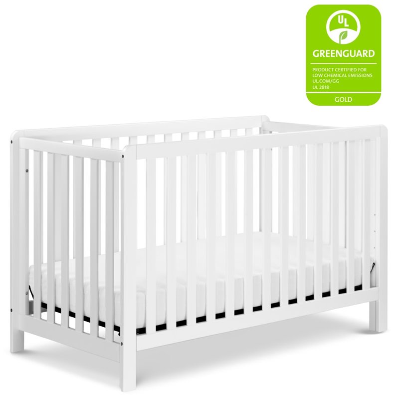 Carter's By DaVinci Colby 4in1 Low Profile Convertible Crib in White F11901W