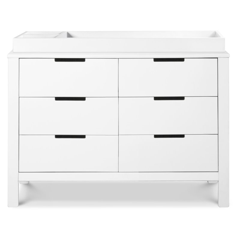 Carter's By DaVinci Colby 6-Drawer Double Dresser in White