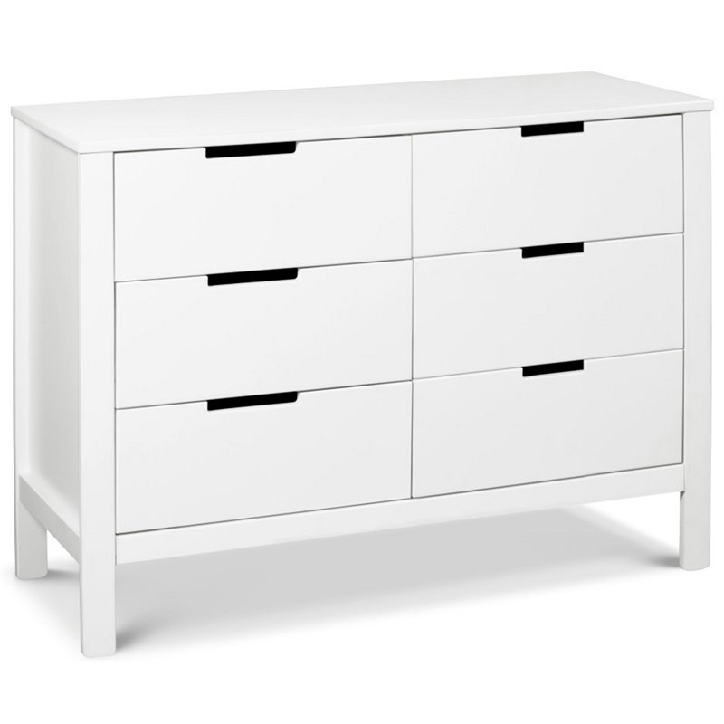 Carter's By DaVinci Colby 6-Drawer Double Dresser in White