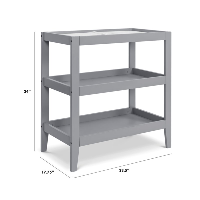 gray changing table