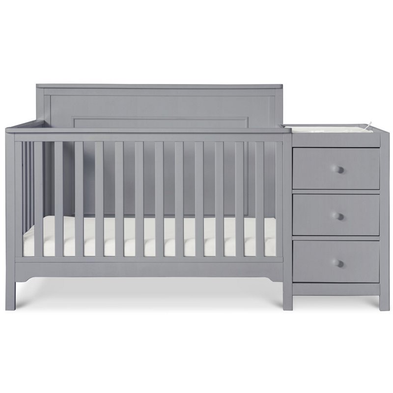 Carter S By Davinci Dakota 4 In 1 Crib And Changer Combo In Gray