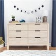 Carter's By DaVinci Colby 6-Drawer Wood Double Dresser in Washed Natural