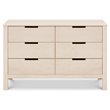 Carter's By DaVinci Colby 6-Drawer Wood Double Dresser in Washed Natural