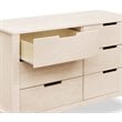 Carter's By DaVinci Colby 6-Drawer Wood Double Dresser in Washed Natural