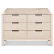 Carter's By DaVinci Colby 6-Drawer Wood Double Dresser in Washed Natural