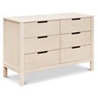 Carter's By DaVinci Colby 6-Drawer Wood Double Dresser in Washed Natural
