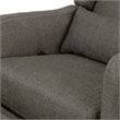 Carter's By DaVinci Arlo Swivel Recliner Glider in Performance Charcoal Linen