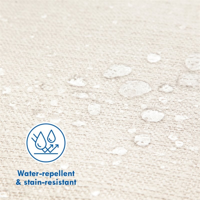 Carter's By DaVinci Arlo Transitional Fabric Recliner and Swivel Glider in Beige