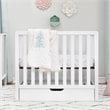 Carter's Colby 4-in-1 Convertible Mini Crib with Trundle in White
