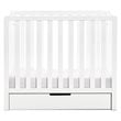 Carter's Colby 4-in-1 Convertible Mini Crib with Trundle in White
