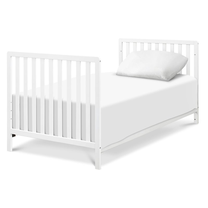 Carter's Colby 4-in-1 Convertible Mini Crib with Trundle in White