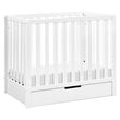 Carter's Colby 4-in-1 Convertible Mini Crib with Trundle in White