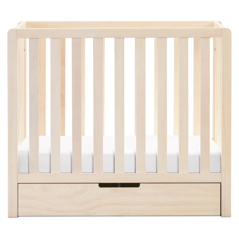 Carter's Colby 4-in-1 Convertible Mini Crib with Trundle in Washed Natural
