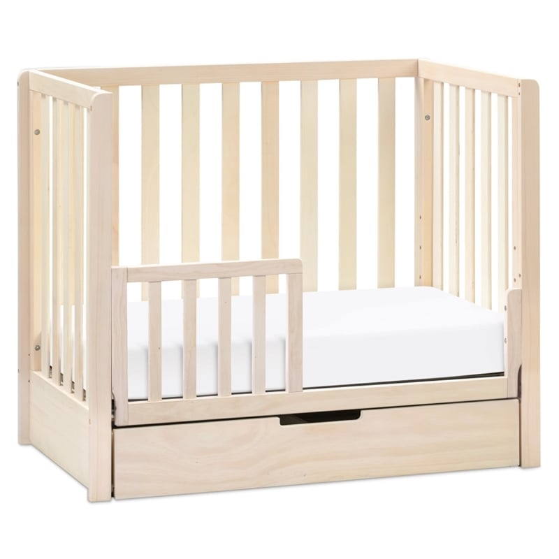 Carter's Colby 4-in-1 Convertible Mini Crib with Trundle in Washed Natural